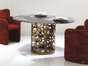 Round dining table ZANABONI OUVERTURE TAVOLO