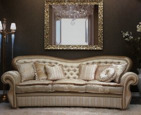 Sofa 3-seat PIGOLI BUTTERFLY capitonne
