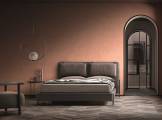 Bed with leather headboard ALAR 1 DITRE