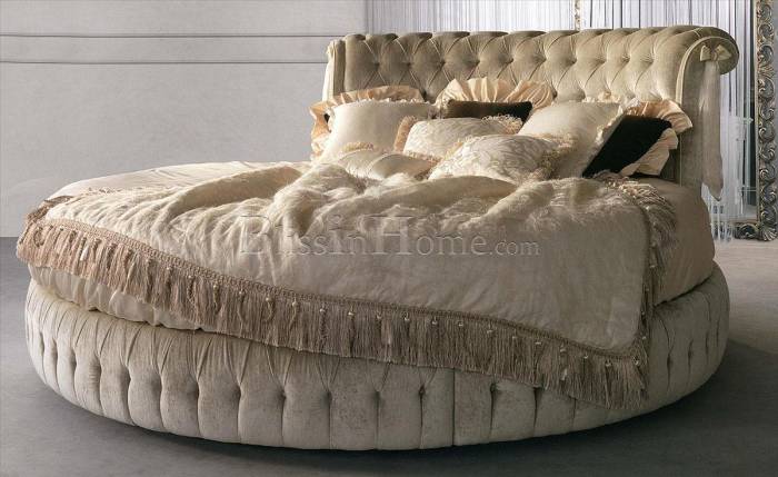 Round double bed 2493 CEPPI