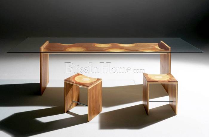 Dining table rectangular HORM and CASAMANIA RIPPLES TABLE