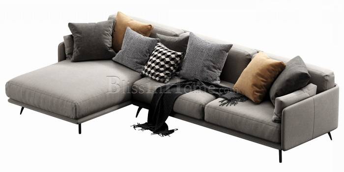 Corner sectional sofa fabric KRISBY MIX DITRE