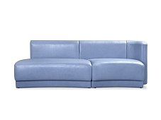 Sofa 3 seat modular leather CLARA BAXTER