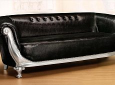 Sofa 3-seat leather Newchester Two MORELLO GIANPAOLO 1089/N 1
