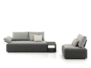 Sectional sofa fabric with removable cover QBIC AERRE