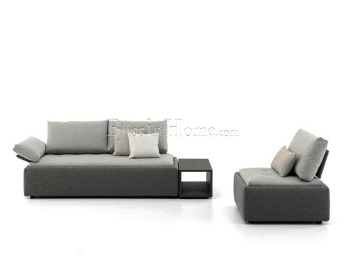 Sectional sofa fabric with removable cover QBIC AERRE