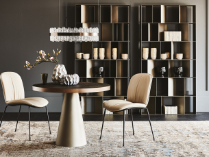 Round dining table CATTELAN ITALIA SATURNO