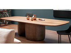 Rectangular wooden dining table MELLOW BONALDO