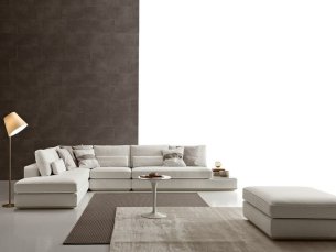 Corner sectional sofa fabric LOMAN DITRE