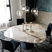 Dining table CATTELAN ITALIA SKYLINE KERAMIK ROUND B