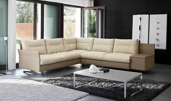 Modular corner sofa SINFONIA META DESIGN 712 + 737 + 727