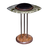 Side Table The Eye in green and black ATEENA