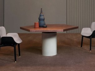Dining table hexagonal JUPITER BAXTER