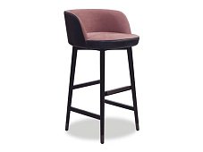 Bar stool leather with footrest COLETTE BAXTER