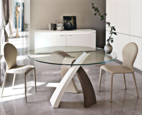 Round dining table Eliseo TONIN 8028FSV