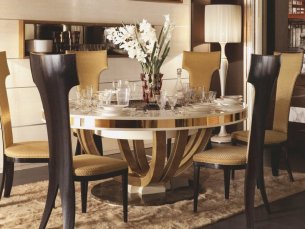 Round dining table FLORENCE COLLECTIONS 880