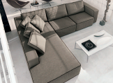 Modular corner sofa VALENTINI Composition C3 BOX