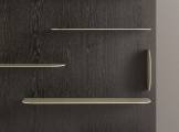 Open wall-mounted wooden bookcase BLABLA BONALDO