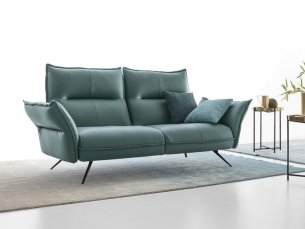 Sofa 2-seater fabric GARDENIA AERRE