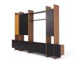 Sectional storage wall SISTEMA PARERE 1 AMURA