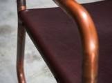 leather chair with armrests RIMINI BAXTER