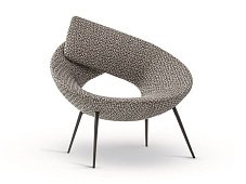 Easy chair fabric LOCK BONALDO