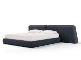 Double bed with upholstered headboard LAPIS 8 AMURA