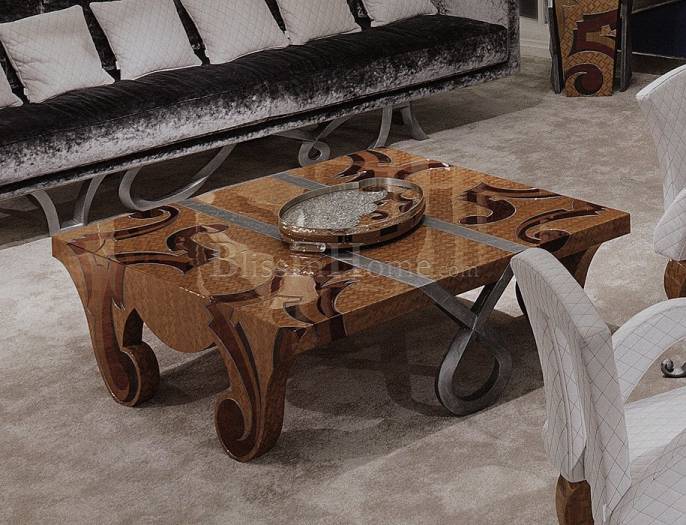 Coffee table square RIVATELIER TAVOLO SALOTTO