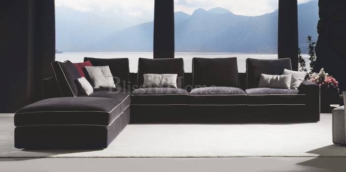 Modular corner sofa METROPOLITAN FOX ITALIA
