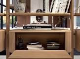 Bookcase Opale 9-Shelf and 3-Storage Unit Ash BAMAX