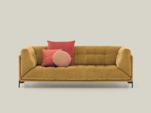 Sofa tufted with removable cover BYRON AERRE