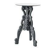 Bar Table round Master of Love Elephany gray with Top SLIDE