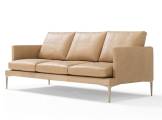 3 seater sofa leather SEGNO AMURA
