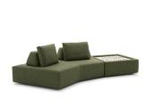 Sectional curved sofa PLATFORM FELIS