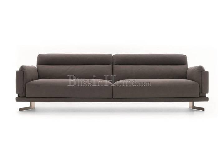 3 seater sofa leather SKIN DITRE