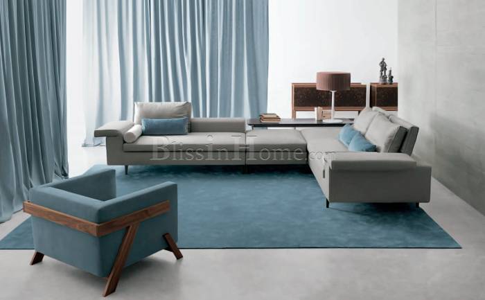 Modular corner sofa BASTIAN VALENTINI Composition 20