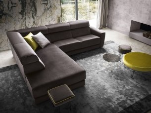 Corner velvet sofa WINSTON FELIS