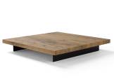 Square wooden coffee table TAU AMURA
