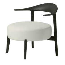 Lounge Chair Ripple black and white GIORGETTI
