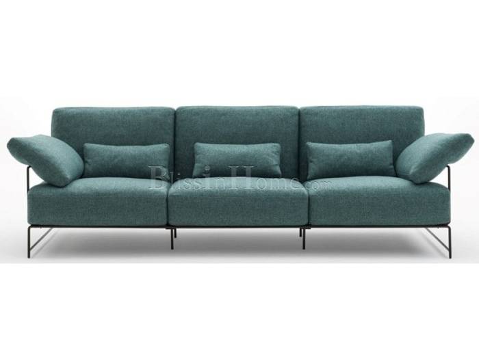 3 seater sofa fabric with removable cover RITO DESIREE