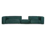Sofa sectional leather CLARA BAXTER