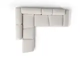 Sectional corner sofa AMURA LAPIS