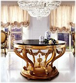 Round dining table CAPPELLINI INTAGLI 360