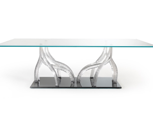 Dining table rectangular REFLEX FLAMBE 72 (1 base with 12 elements)