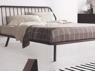 Double bed TRAMA LEGNO PIANCA WRGR35S