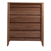 Dresser Five-drawer Walnut wood Modo10 Collection MODESIGN