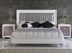 Marostica bed 180x200 3009 white/silver