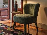 Lounge Chair Cloe green BLACK TIE