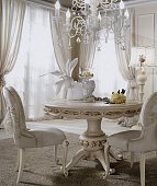 Round dining table ANTONELLI MORAVIO 3646