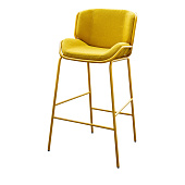 Bar stool Skin yellow TRABA